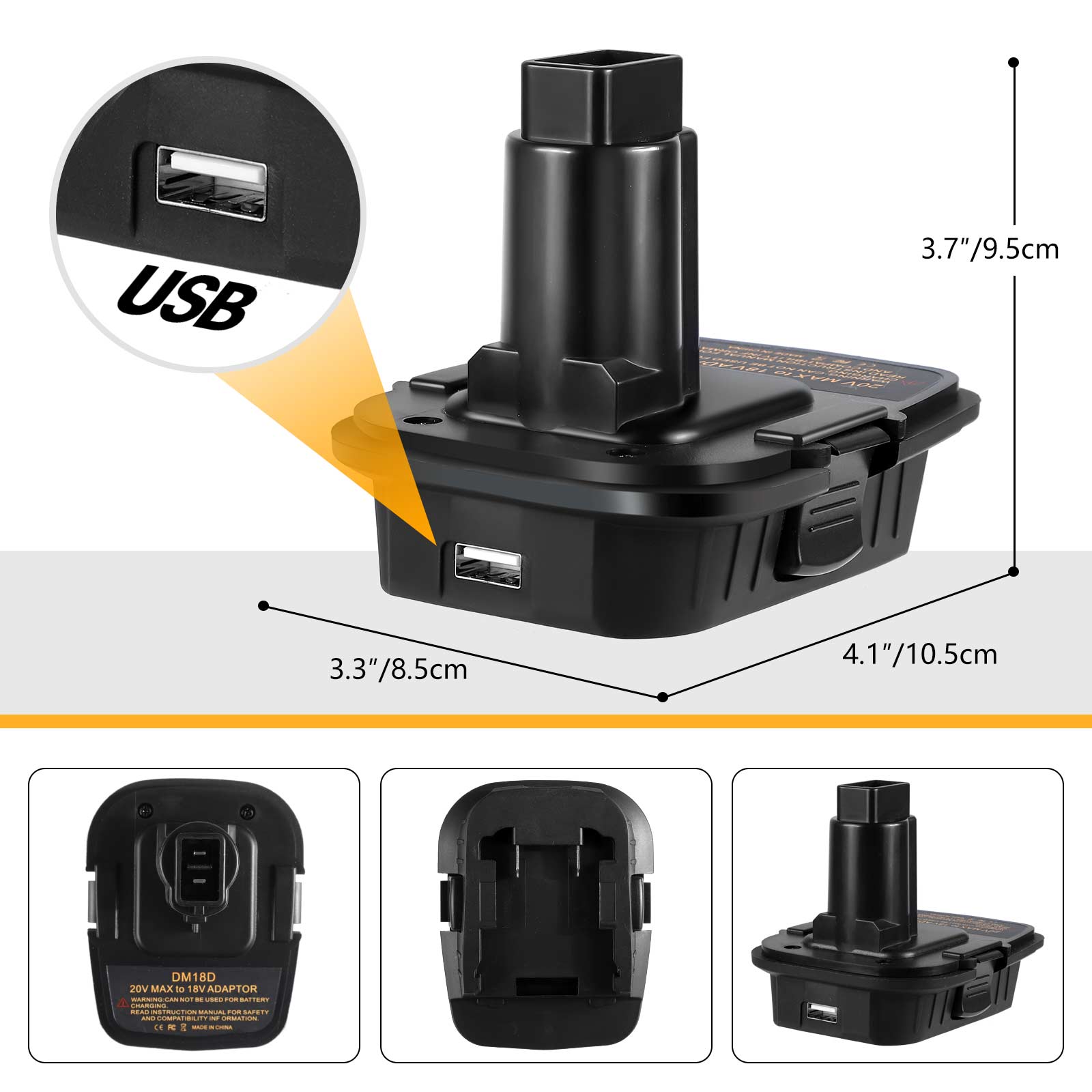 20v batteriadapter för originaladapter för 18V NiCad & NiMh batteri Verktyg