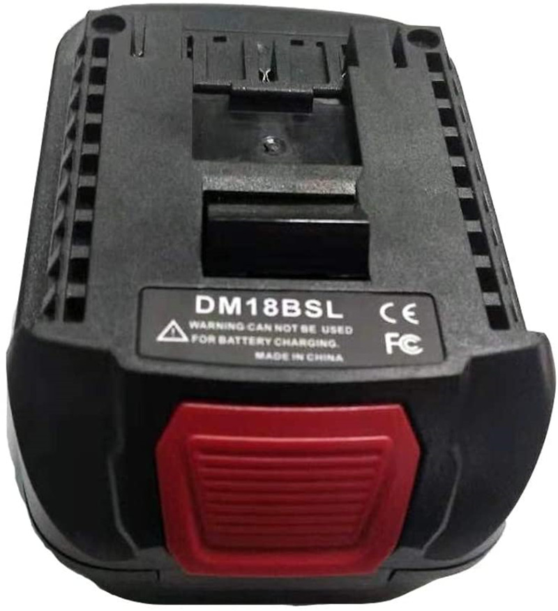 Urun DM18BSL -akkusovitin Milwaukee Dewaltille, joka muunnetaan Bosch Lithium 18V -työkaluksi (2)