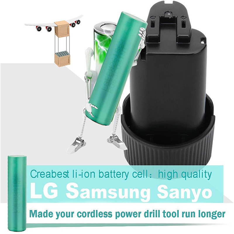 Urun BL1015 BL1020 Battery Replacement for Makita Li-ion 10.8V Battery (4)