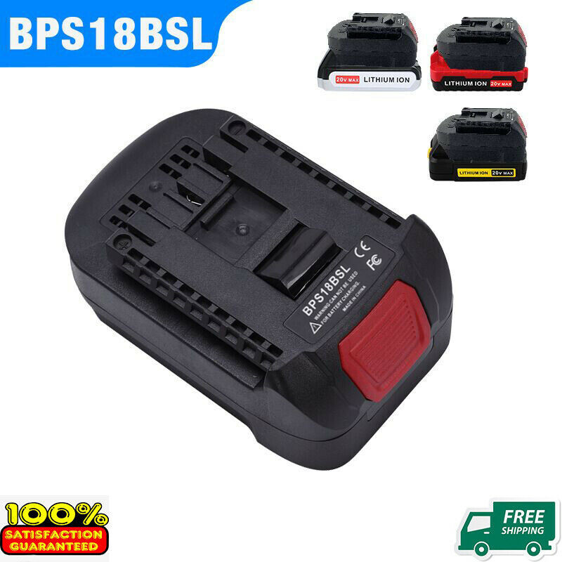 Urun BPS18BSL batteriadapter för Black & DeckerPorterStanley 18V konvertera till Bosch Lithium 18V verktyg (3)