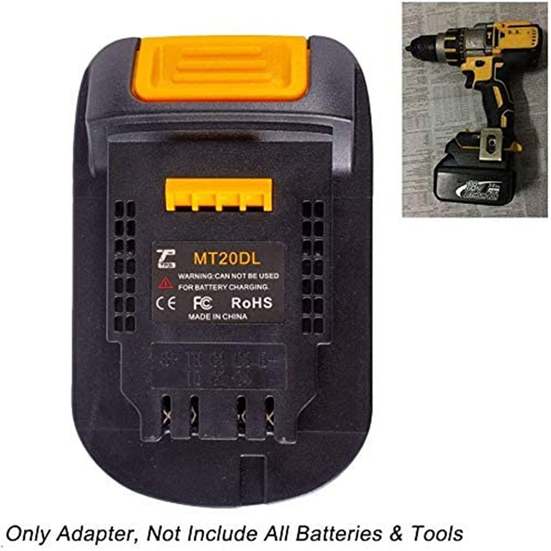 Urun MT20DL batteriadapter for Makita 20(20)V konverter til Dewalt 18v litiumverktøy