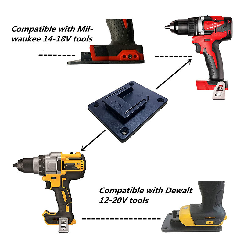 Urun gereedskaphouer vir Dewalt 12V 20V boorgereedskap, Milwaukee M18 gereedskap (3)