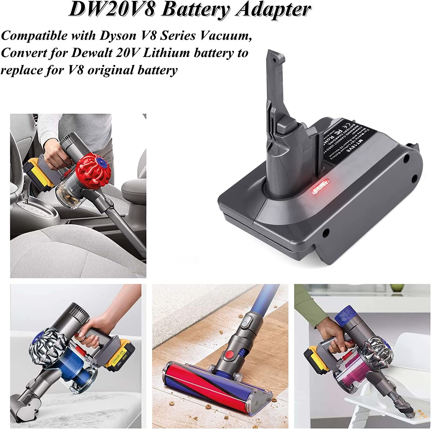 Makita Battery Adapter to Dyson V8 – Power Tools Adapters