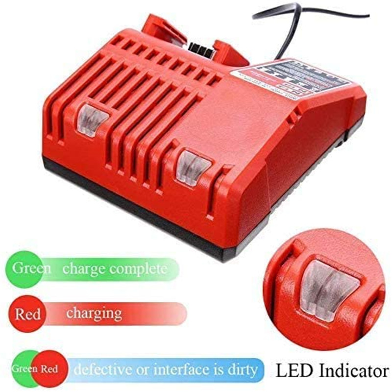 Urun UR-M1418 Battery Charger Compatible with Milwaukee 12v-18V Lithium ion  (5)